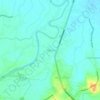 Telbang topographic map, elevation, terrain