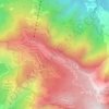 Monte Faito topographic map, elevation, terrain