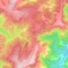 O Foxo topographic map, elevation, terrain