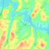 Pine Harbor Heights topographic map, elevation, terrain