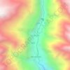 Lamabagar topographic map, elevation, terrain