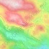 Rocca Calascio topographic map, elevation, terrain