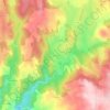 Series topographic map, elevation, terrain