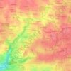 Le Restic topographic map, elevation, terrain