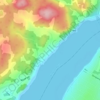 Clifton Royal topographic map, elevation, terrain