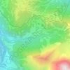 Bionnassay topographic map, elevation, terrain