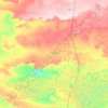 In Amenas topographic map, elevation, terrain