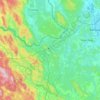 Dobra topographic map, elevation, terrain