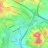Harmandere Mahallesi topographic map, elevation, terrain