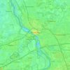 Deventer topographic map, elevation, terrain