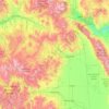 Saguache County topographic map, elevation, terrain