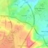 Harwell topographic map, elevation, terrain