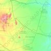 Voi topographic map, elevation, terrain