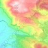 Acuto topographic map, elevation, terrain