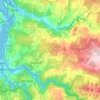 Paderne topographic map, elevation, terrain