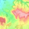 Exmes topographic map, elevation, terrain