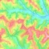 Popovic topographic map, elevation, terrain