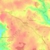 Newton topographic map, elevation, terrain