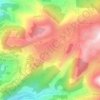 Ghineh topographic map, elevation, terrain