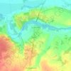 La Vernelle topographic map, elevation, terrain