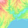 Мариуполь topographic map, elevation, terrain