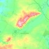 Sierra de Yeguas topographic map, elevation, terrain