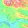 Buccino topographic map, elevation, terrain