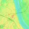 Bonn-Zentrum topographic map, elevation, terrain