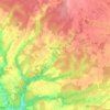 Nouzilly topographic map, elevation, terrain