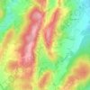 Plottes topographic map, elevation, terrain