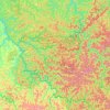 Mingo County topographic map, elevation, terrain