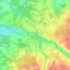 Argent-sur-Sauldre topographic map, elevation, terrain