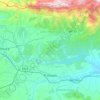 El Asnam topographic map, elevation, terrain