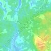 Portage topographic map, elevation, terrain