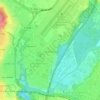 Meythet topographic map, elevation, terrain