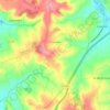 Croisilles topographic map, elevation, terrain