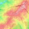 Montmarault topographic map, elevation, terrain