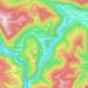 Arsiè topographic map, elevation, terrain