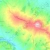 Gesualdo topographic map, elevation, terrain