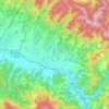 Vicchio topographic map, elevation, terrain