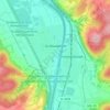Großwallstadt topographic map, elevation, terrain