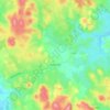 Malbouzon topographic map, elevation, terrain