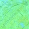 Petegem-aan-de-Leie topographic map, elevation, terrain