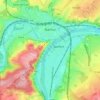 Namen topographic map, elevation, terrain