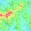 Loker topographic map, elevation, terrain