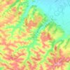 Gaillac-Toulza topographic map, elevation, terrain