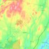 Bowdoin topographic map, elevation, terrain