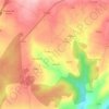 Pradeda topographic map, elevation, terrain
