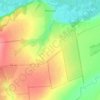 Таптыково topographic map, elevation, terrain