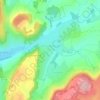 Huanne-Montmartin topographic map, elevation, terrain